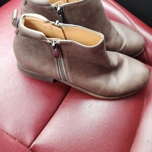 Franco Sarto Keegan Leather Ankle Boots - Size 9.5M